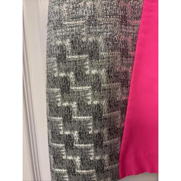 Pink Stitch Size 6 Knee Length Sleeveless Dress. Multi-color. Mod Dress Fun - Picture 2 of 7